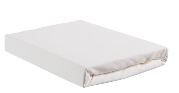 Hoeslaken matras percale white