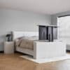Luxe boxspring Sandra met ingebouwde TV-lift systeem
