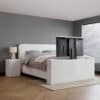 Boxspring Fenix met TV-lift modern luxe gestoffeerd bed met geïntegreerde televisie en elegante strakke uitstraling