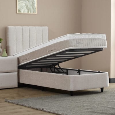 Alternative view of Opbergbed Lucia 1-persoons