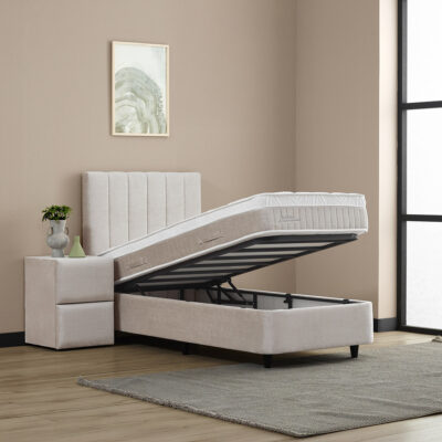 Alternative view of Opbergbed Lucia 1-persoons