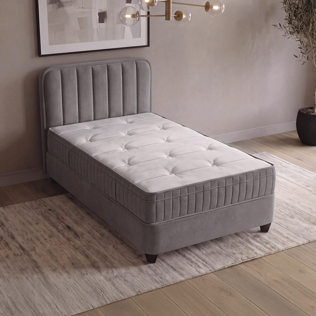 Opbergbed Liona Grijs 1-Persoons - Afbeelding 6